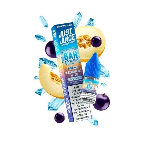 BELOW ZERO SALTS FROZEN BLACKCURRANT MELON 10MG JUST JUICE