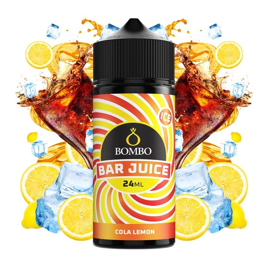 AROMA COLA LEMON ICE 24ML/120ML LONGFILL BOMBO BAR JUICE